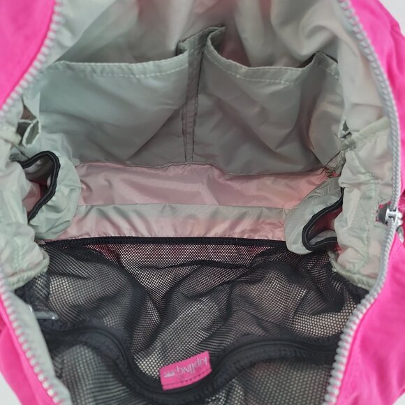 💗 Kipling Pink Messenger Bag w/ Monkey Charm – Cute, Lightweight & Ready to Go! - Picture 7 of 11